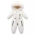 thumbnail image 1 of Toddler Snowsuit Baby Boys Girls Ski Suit Waterproof Coats Jackets Jumpsuits Warm Lined Winter Baby Essentials for and Toddlers 3T, 1 of 9