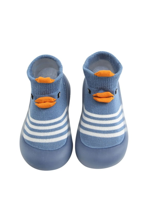 Toddler Sock Shoes Baby Walking Shoes Slipper Soft Sole Non- Cotton Toddler Shoes Winter Warm Shoes Socks for Baby Girl 0-12 Months