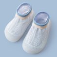 thumbnail image 1 of Toddler Sock Shoes Non-Skid Toddler Walking Shoes Breathable Lightwewight Soft Sole Rubber Cotton Baby Prewalker Shoes for Boys 7-12 Months, 1 of 4