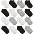 thumbnail image 1 of Toddler Socks, 16 Pairs Kids Socks Low Cut for Boys Girls Kids(1-13 Years Old), 16 Pairs Children No Show Ankle Socks Set, 1 of 5