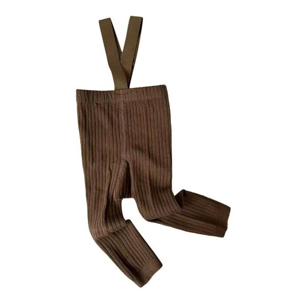 Hjtefg Baby Boys & Girls Toddler Socks with Suspenders - Comfortable Fit with Sneakers,Color: Coffee Size: 0-1 Years