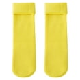 thumbnail image 1 of Toddler Socks - Kids Thermal Socks Fleece-Lined Winter Warmth Soft Velvet Design For Cold Weather - Kids Socks,Color:Light Yellow,Size:1-10 Years, 1 of 4