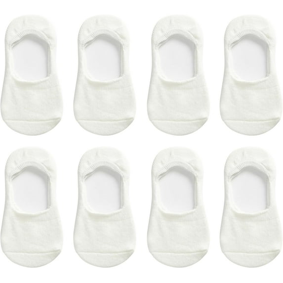 Toddler Socks No Show Kids Baby Thin Cotton Socks Anti Slip Color Assorted 1-7T