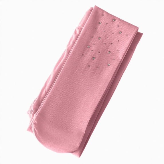 Toddler Socks Rhinestoned Tights For Girl Sparkly Leggings Feature Comfortable Fabric For Daily 5-7 Years,Pink Caqnni
