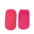 thumbnail image 1 of Toddler Socks - Toddler Grip Socks Silicone Non- Bottom Soft Floor Socks For Indoor Play Learning Walking - Kids Socks,Color:Hot Pink,Size:3-4 Years, 1 of 3