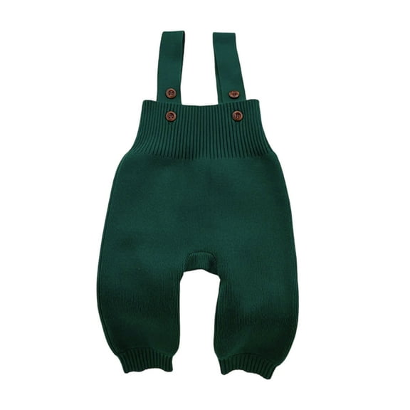 Toddler Soft Knit Overalls Jumpsuit With Adjustable Straps Girls Pants Fall