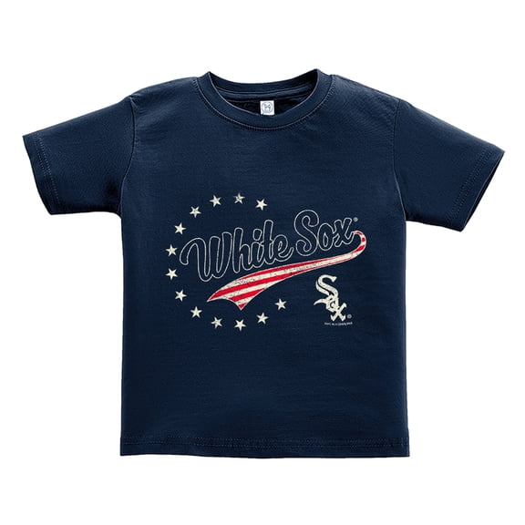 Toddler Soft as a Grape Navy Chicago White Sox Americana T-Shirt
