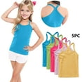 thumbnail image 1 of Toddler Solid Color Soft Sleeveless Camisole Top for Girls and Boys, 1 of 9
