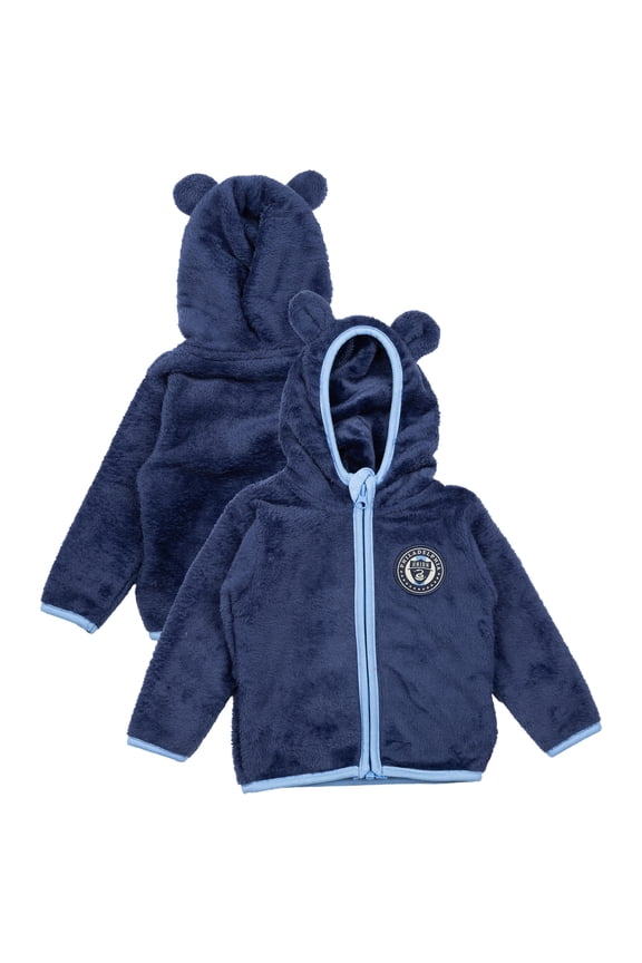 Toddler-Sport Design Sweden  Navy Philadelphia Union Tie-Breaker Teddy Full-Zip Hoodie