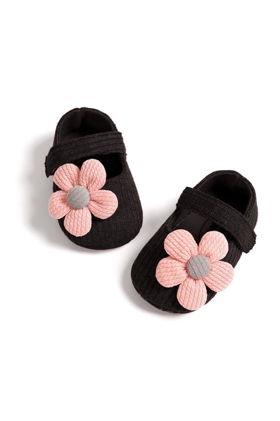 Toddler Squeaky Shoes Baby Boy Girl First-Walking Flower Sneakers Infant Soft Sole Little Kid Trainers First Walkers