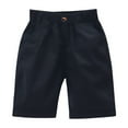thumbnail image 1 of Toddler Summer Shorts Clearance Toddler Kids Big Boy School Uniform Suit Shorts Knee Length Pant with Pockets Straight Leg Short Pants New Black 7 Years, 1 of 5