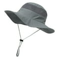 thumbnail image 1 of Toddler Sun Hat 18-24 Months Girls Country Straw Hats with Bow Kids Wide Brim Sun Caps UPF 50+ Breathable Fisherman Bonnet for Outdoor Protection, 1 of 4