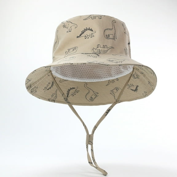 Toddler Sun Hat 18-24 Months Kids Sun Hat UPF 50  Sun Protective Bucket Hat for Kids Boys Girls Wide Brim Summer Beach Fishing Adjustable Hat