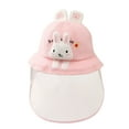 thumbnail image 1 of Toddler Sun Hat Baby Windproof Beach Hat Headdress Wide Brim Cap Unisex for Infant Toddler Boy Girls Fashion Fishing Cap, 1 of 1