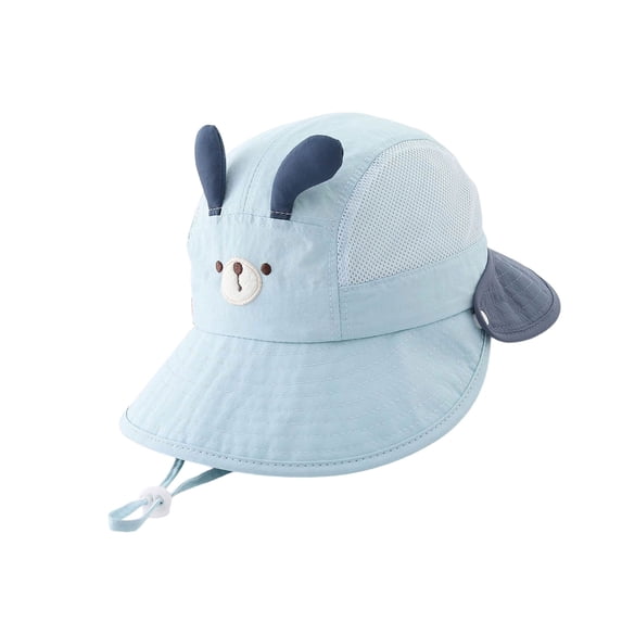 Toddler Sun Hat For Outdoor Activities 50+ Protect Lightweight Polyester Fabric Breathable Design Adjustable Fit For Beach