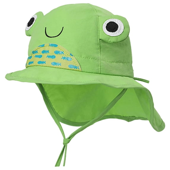 Toddler Sun Hat L Cute Cartoon Breathable Outdoor Wide Brimmed Childrens Sun Hat Quick Drying Baby Beach Sun Hat Summer Cap Swim Fishing Safari