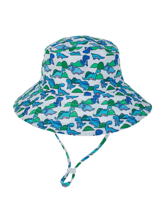 Toddler Sun Hat Protection Screen Cap Fisherman'S Hats Blue