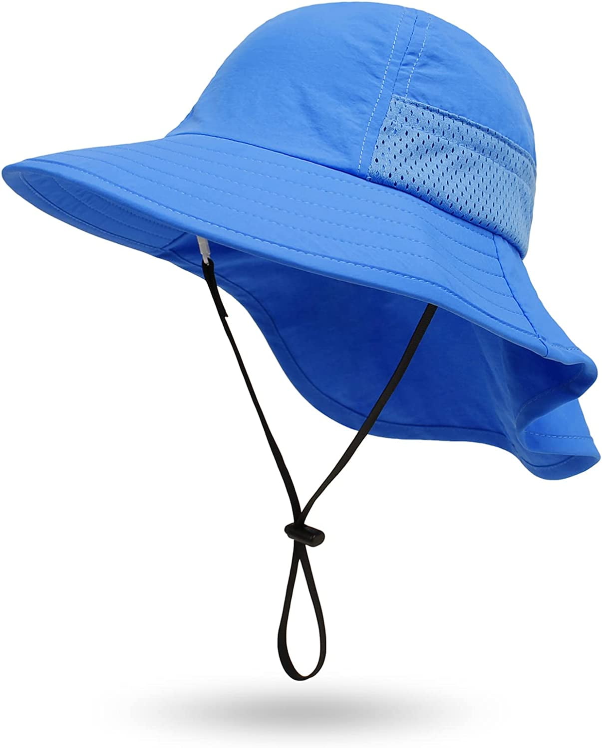 Toddler Sun Hat UPF 50 Sun Protection Fishing Hats for Boys  Girls,M(2-6y),Red 