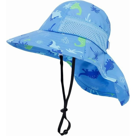 Toddler Sun Hat for Baby Kids Summer UPF 50  Sun Protection Beach Hats for Boys Girls Wide Brim Outdoor Play Hat