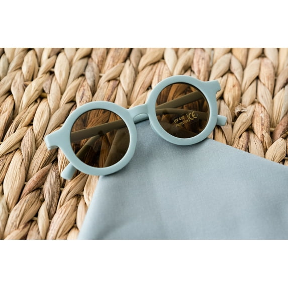 Toddler Sunglasses, Kids Sunglasses, Retro Kids Sunglasses, Baby Sunglasses - Duck Egg