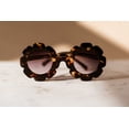 thumbnail image 1 of Toddler Sunglasses, Kids Sunglasses, Retro Kids Sunglasses, Daisy Sunglasses, Flower Sunglasses - Amber Tortise, 1 of 5