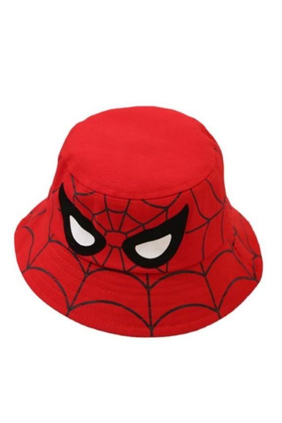 Toddler Sunhat Kids Cartoon Bucket Hat Boys Girls Travel Beach Sun Hat for Baby 2-7 Years