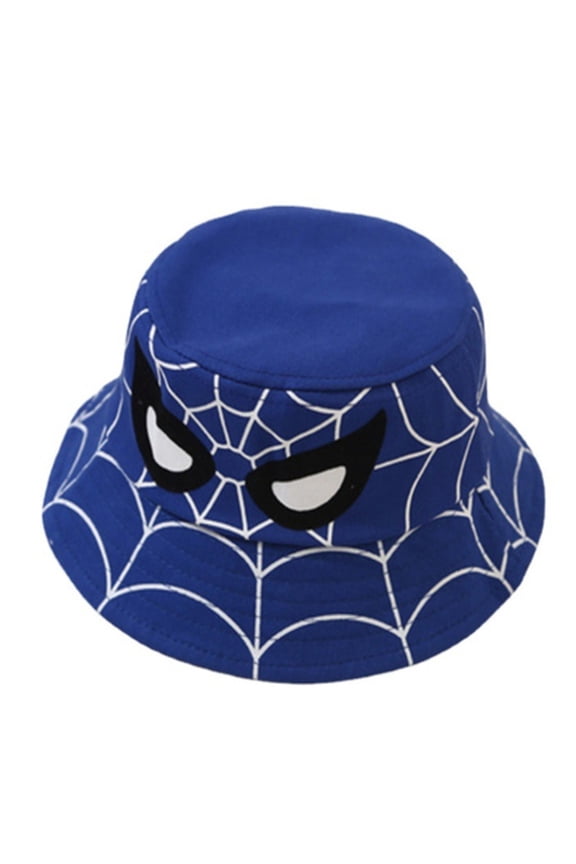 Toddler Sunhat Kids Cartoon Bucket Hat Boys Girls Travel Beach Sun Hat for Baby 2-7 Years