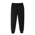 thumbnail image 1 of Toddler Sweat Pants Athletic Solid Long Toddler Winter Pants with Pockets for Little Boys 5-6 Years, 1 of 9