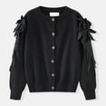 thumbnail image 1 of Toddler Sweaters Long Sleeve Button Up Black Knit Cardigan Warm Fall Winter Clothes Baby Girl Sweaters 3-4 Years, 1 of 3