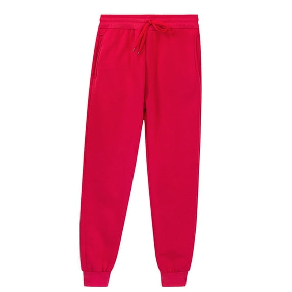 Toddler Sweatpants Adjustable Drawstring Casual Pants With Pockets Girls Solid Pants Red Toddler Sweatpants Boys Athletic Pants Size 3-4 Years