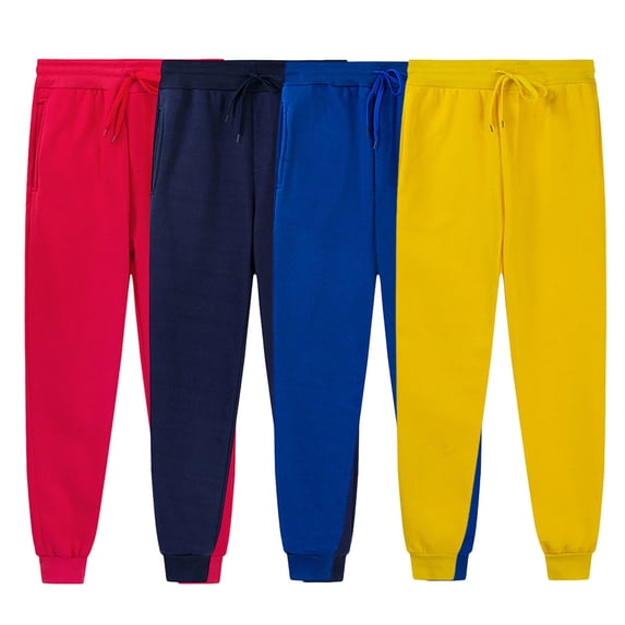 Toddler Sweatpants Boys Girls Athletic Joggers Pants Kids Sweats Pants with Pocket Workout Clothes Red 6 Years-7 Years