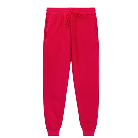 Toddler Sweatpants Drawstring Jogger Sweatpants With Pockets Girls Solid Pants Red Pants For Girls Boys Sweatpants 3-4 Years