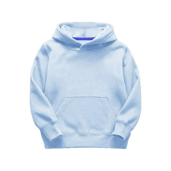 Toddler Sweatshirt Child Kids Solid Long Sleeve Patchwork Thickened Warm Hooded Pullover Blouse Tops Toddler Hoodie BU2 130