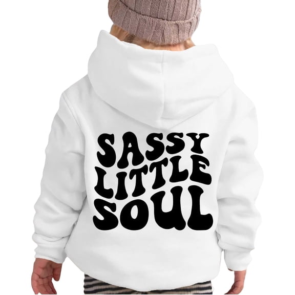 Toddler Sweatshirt,Hoodie Letter Printed Loose Oversize Long Sleeve Pullover for Children,Boys Sweatshirt,White,11-12 Years