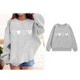 thumbnail image 1 of Toddler Sweatshirt for Girls Valentine Sweatshirt Long Sleeve Casual Heart Sweatshirts Crewneck Pullover Little Boy Clothes 3-4 Years, 1 of 4