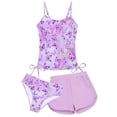 thumbnail image 1 of Toddler Swim Shirt 1 Piece Bathing Suit Cute Summer Rash Guard Ruffle Swimwear Summer Going Out Outfits Light Purple 9-10Y, 1 of 3