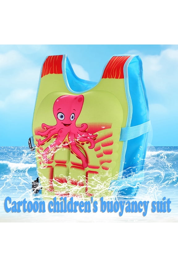 Toddler Swim Trunks Muscle Children's Life Jacket Hand Sleeve Baby Learn Swimming Buoyancy Vest Toddler Swimsuit Yellow 6 Years-9 Years