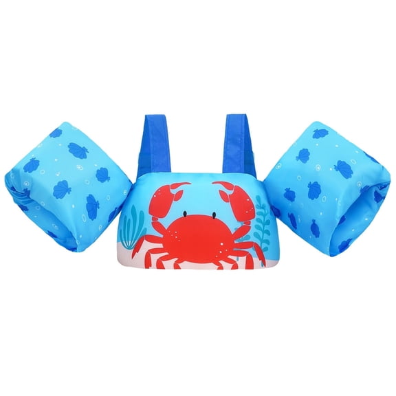 Toddler Swim Vest for Kids 20-30-40-50 lbs/2-6 Year Old Girls and Boys, Lovely Cartoon Swimming Wings Pool Floats Sleeve,Children Swim Arm Band Water Sports Learning Swim Training Equipment