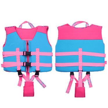 WYAJU Toddler Swim Vest, Kids Float Jacket with Dual Adjustable Safety Straps Children Float Swimsuit for Age 5-10 Years/45-78lbs Toddlers, L Size