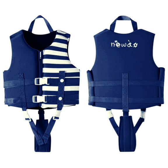 Toddler Swim Vest Kids Float Jacket Swimming for Children Life Vests Buoyancy For Girls and Boys Outdoor Water Play,Dark Blue