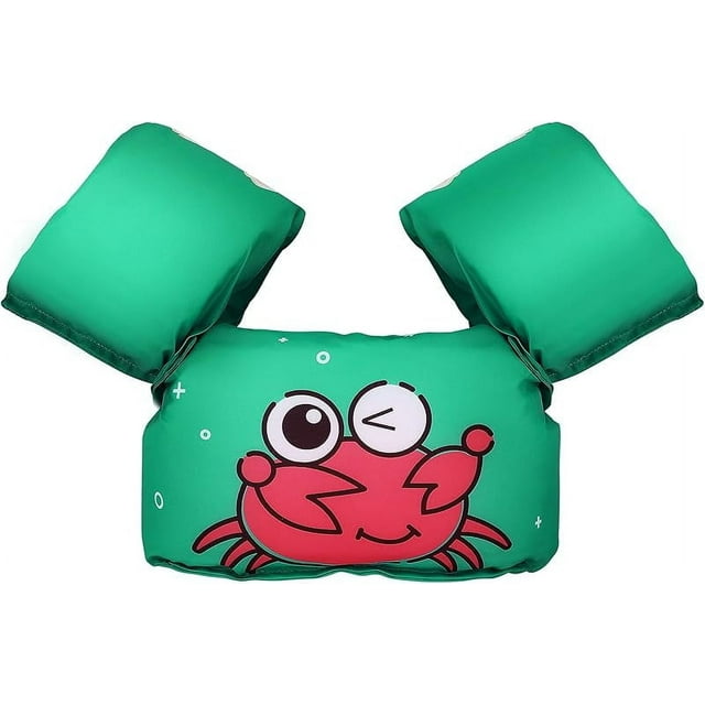 Toddler Swim Vest for Kids, 20-66 lbs, Arm Floaties with Adjustable Straps, Nylon Material, Swim Vest for Toddlers Learning to Swim-tss