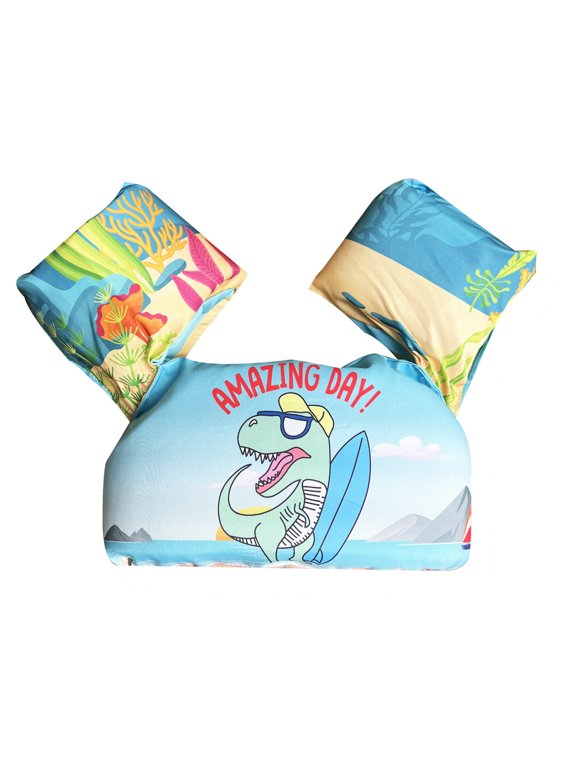 Cartoon Kids Swim Vest Child Swimming Jackets Toddler Floatie Swim Trainer Jackets for Child Learn Swiming Training