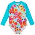 Toddler Swimsuit Girl Long Sleeve Printing Beach Bathing Baby Suit