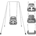 thumbnail image 1 of Toddler Swing, 3-in-1 Swing Sets for Backyard, Baby Swing Outdoor/Indoor, Toddler Swing Set Suitable for Children 6 Months and Older (Black), 1 of 6