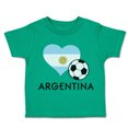 thumbnail image 1 of Toddler T-Shirt Argentinian Soccer Argentina Football Boy & Girl Clothes Cotton Funny Tee Kelly Green 12 Months, 1 of 5