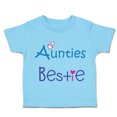 thumbnail image 1 of Toddler T-Shirt Aunties Bestie Heart Aunt Boy & Girl Clothes Cotton Funny Tee Aqua Blue 3T, 1 of 5