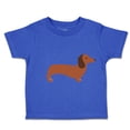 thumbnail image 1 of Toddler T-Shirt Dachshund Dog Lover Pet A Boy & Girl Clothes Cotton Funny Tee Royal Blue 18 Months, 1 of 5
