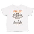 thumbnail image 1 of Toddler T-Shirt Liberty Bell Philly Philadelphia Boy & Girl Clothes Cotton Funny Tee A White 6 Months, 1 of 5