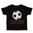 thumbnail image 1 of Toddler T-Shirt Soccer Baby Soccer Boy & Girl Clothes Cotton Funny Tee Black 3T, 1 of 5