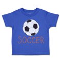 thumbnail image 1 of Toddler T-Shirt Soccer Baby Soccer Boy & Girl Clothes Cotton Funny Tee Royal Blue 3T, 1 of 5